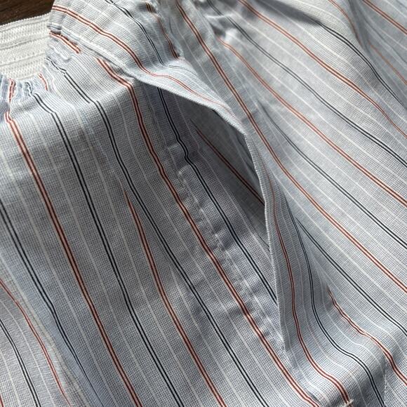 NOS Vintage Boxer Shorts 1970s Permanent Press Size 38 Light Blue Stripe - Picture 4 of 7